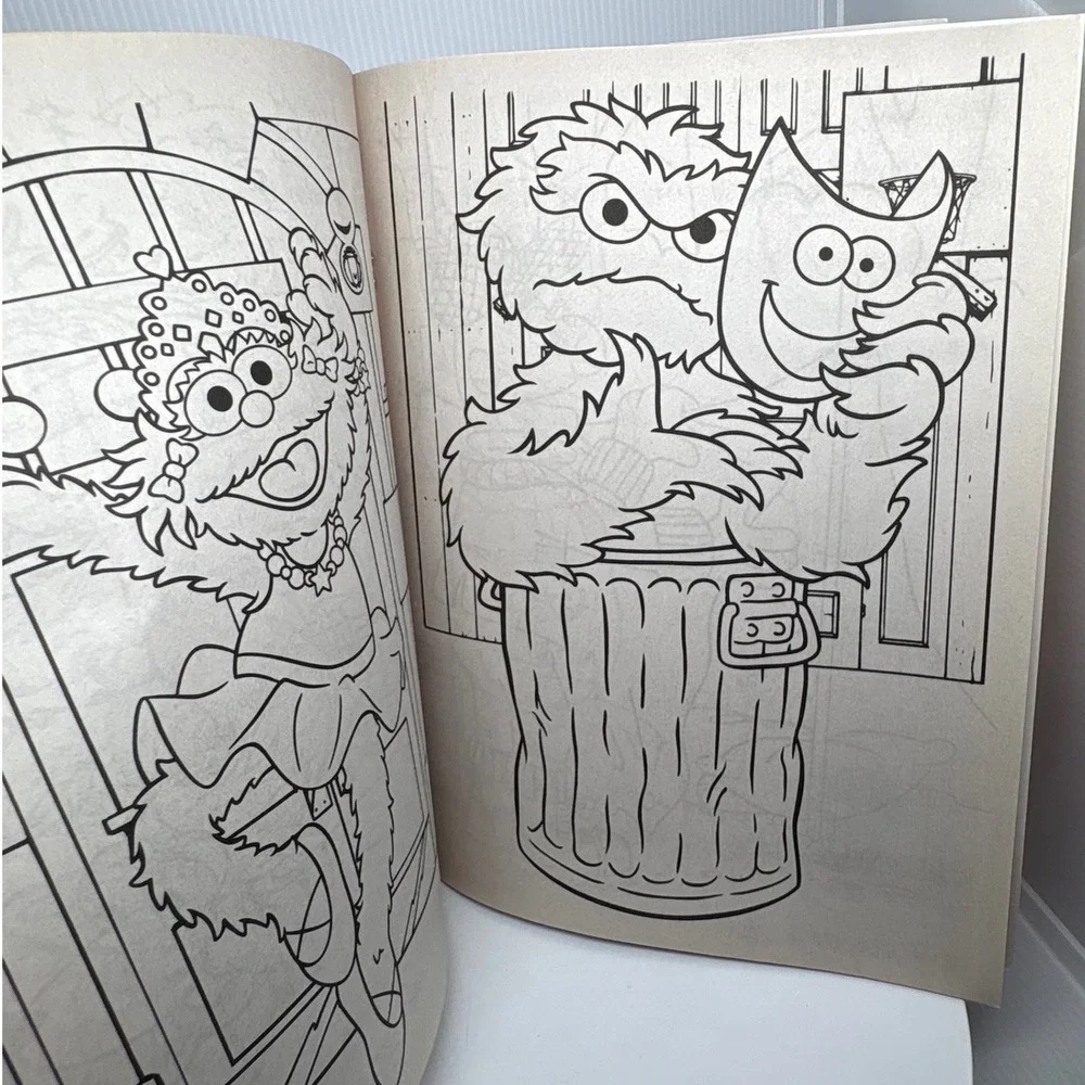 Sesame Street Spooky Monsters Halloween Coloring Activity Book Elmo Counting